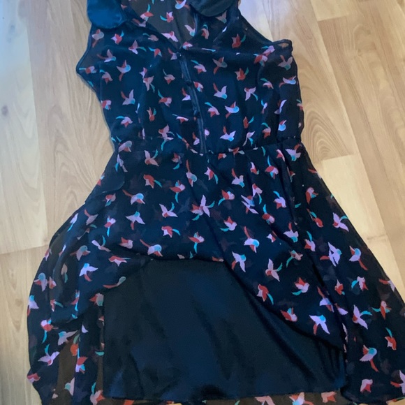 B Darlin sleeveless Hummingbird Mini Dress - Picture 5 of 6